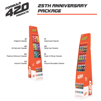 Formula 420 - 25th Anniversary Package W/ Display - 5 Boxes in Display